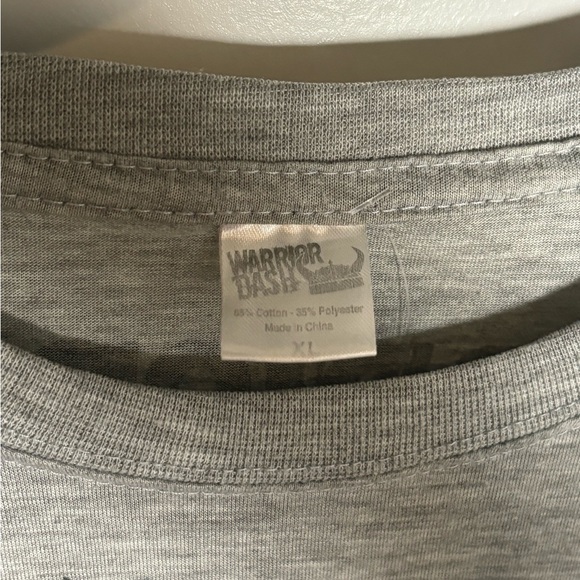 2/$20 💥 EUC (XL) Warrior Dash Heather Grey Graphic SS T-Shirt Tee  (3158) - Picture 3 of 4